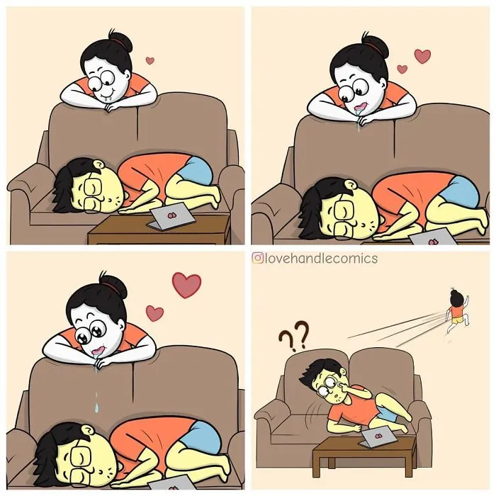 My Wife Is Very Different From Me, Yet We're In Love, So I Illustrated Our Life In 30 Comics