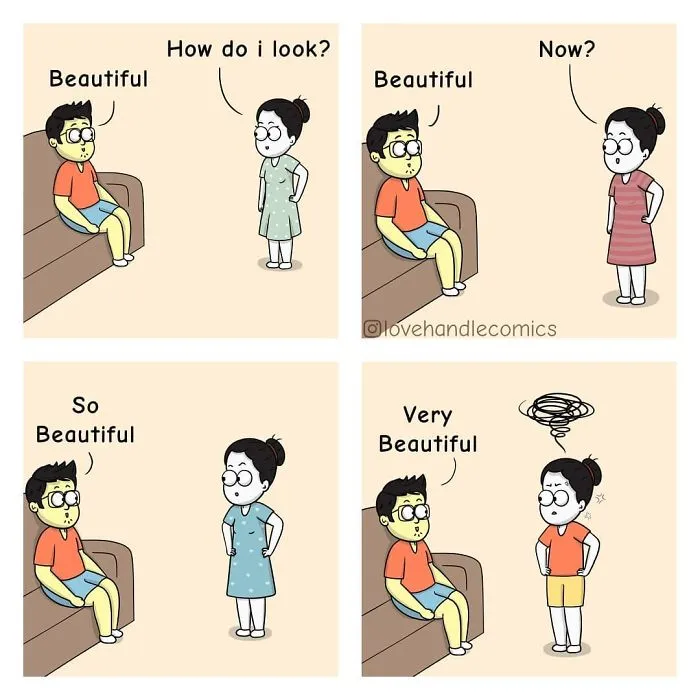 My Wife Is Very Different From Me, Yet We're In Love, So I Illustrated Our Life In 30 Comics