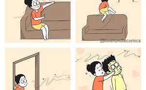 My Wife Is Very Different From Me, Yet We're In Love, So I Illustrated Our Life In 30 Comics