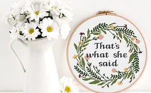 Here Are 21 Of My Funny And Sassy Cross-Stitch Designs