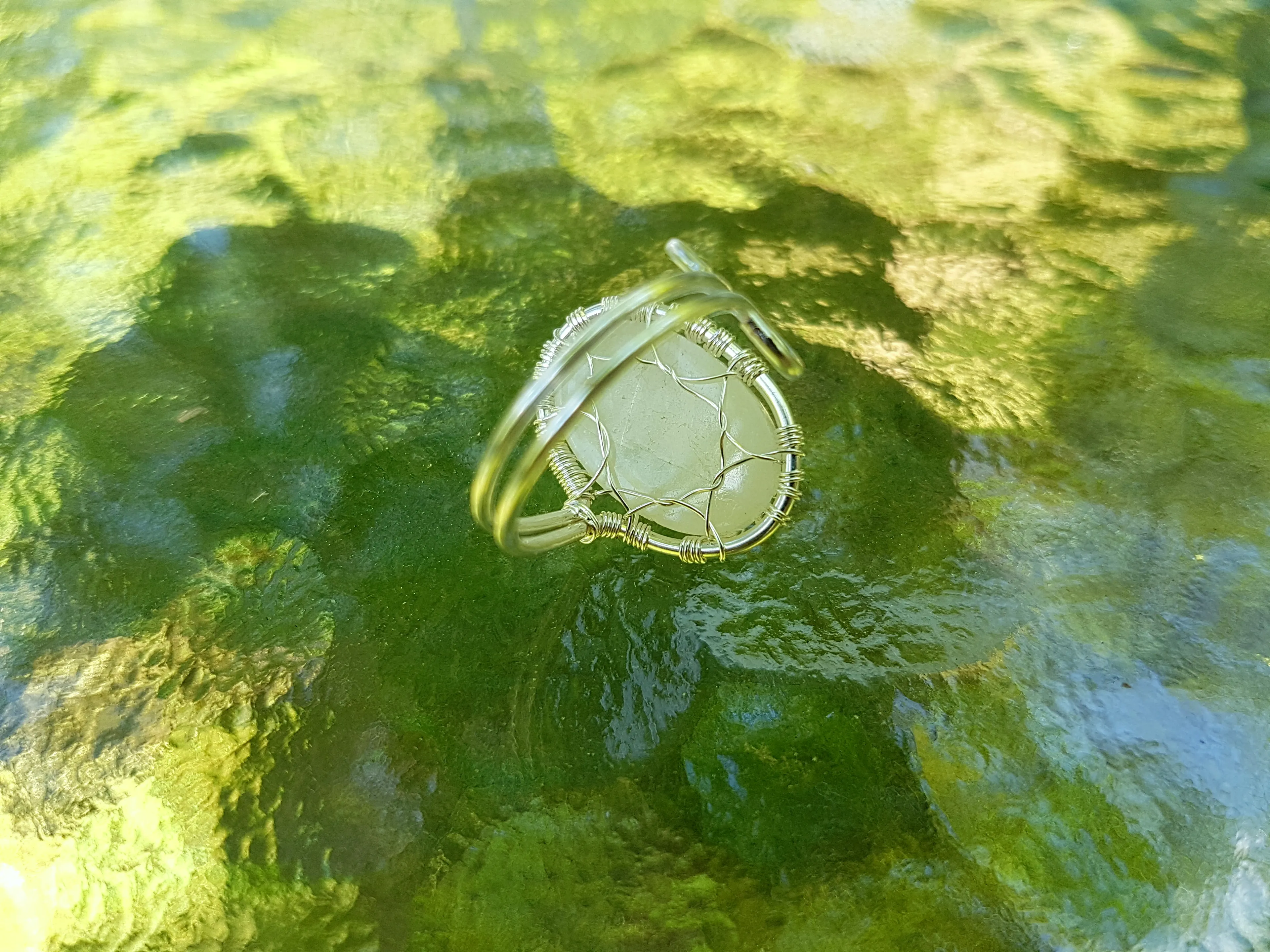 I Made A Moonstone Tree Of Life Ring.