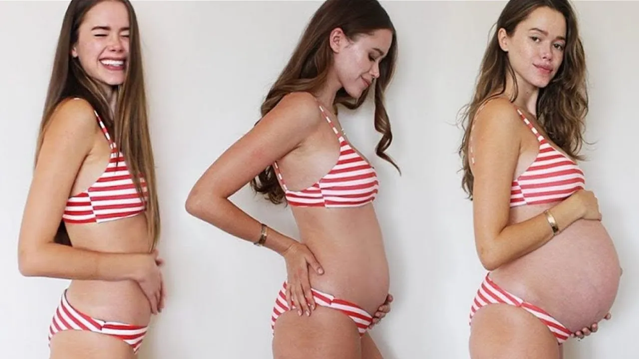 Pregnancy Transformation | Week By Week Progress | 50,000,000 Views
