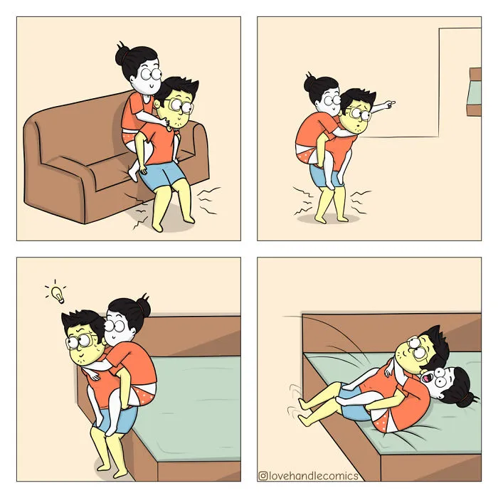 My Wife Is Very Different From Me, Yet We're In Love, So I Illustrated Our Life In 30 Comics