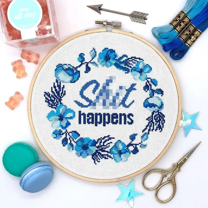 Here Are 21 Of My Funny And Sassy Cross-Stitch Designs