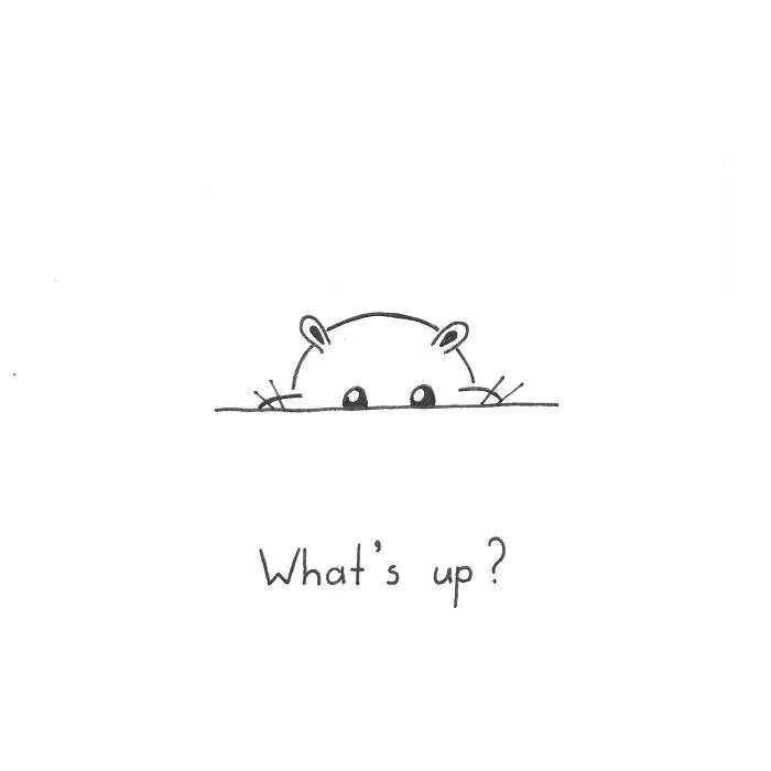 My Girlfriend Draws A Cute Little Creature To Lift Me Up