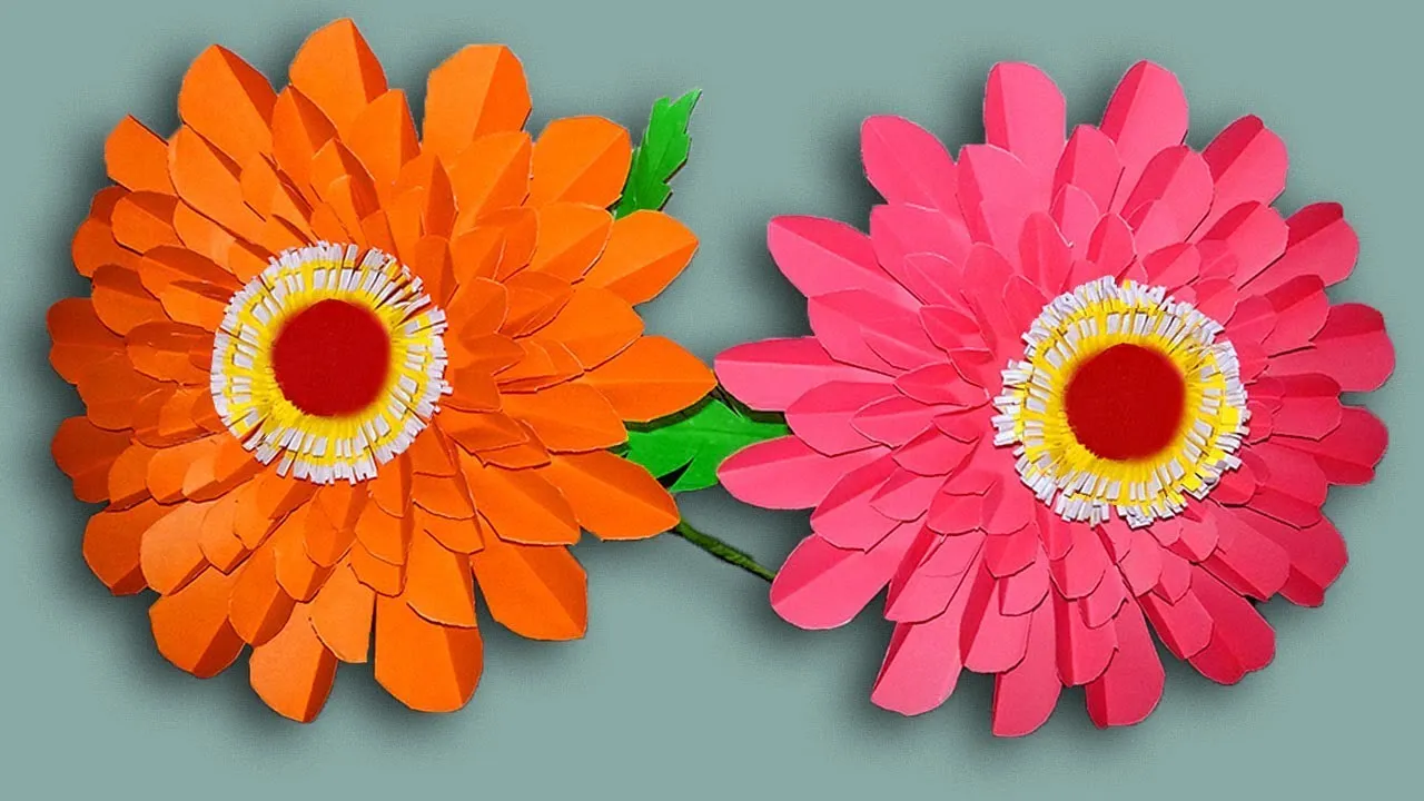 How To Make A Beautiful Flower With Paper