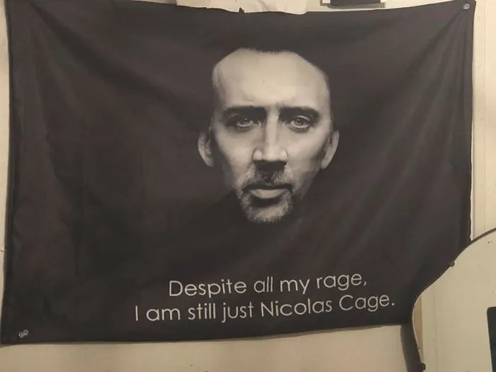 This Find From Around 3 Years Ago In Franklin, Va. He’s A Pillowcase But I Can’t Deal With That So He’s On My Wall