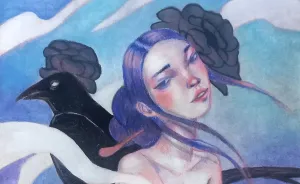 Blue-Haired Girls: My Series Of Paintings Of Female Travelers And Their Companions