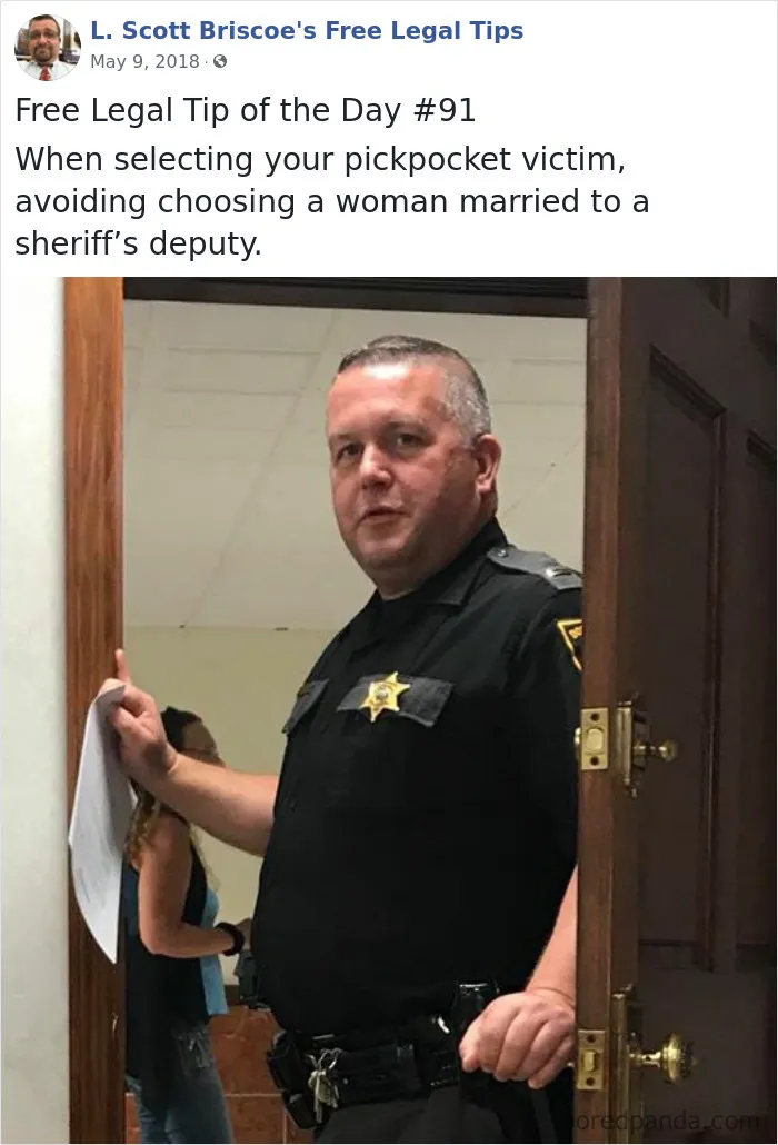 Lawyer Posts Hilarious Legal Advice Based On Crazy Things He's Seen In Over 20 Years Of Experience (30 New Pics)