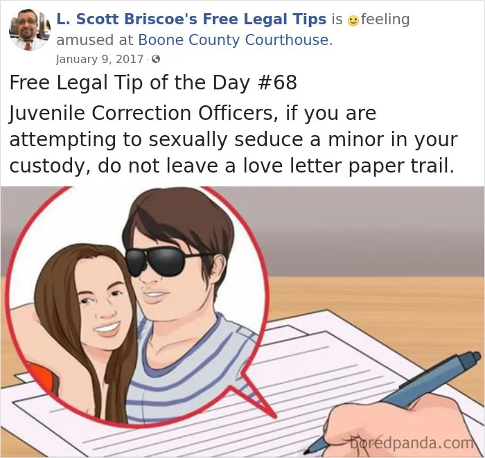 Lawyer Posts Hilarious Legal Advice Based On Crazy Things He's Seen In Over 20 Years Of Experience (30 New Pics)