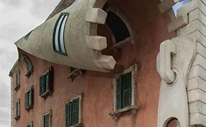 24 Pics Of Reality-Defying Buildings By Alex Chinneck