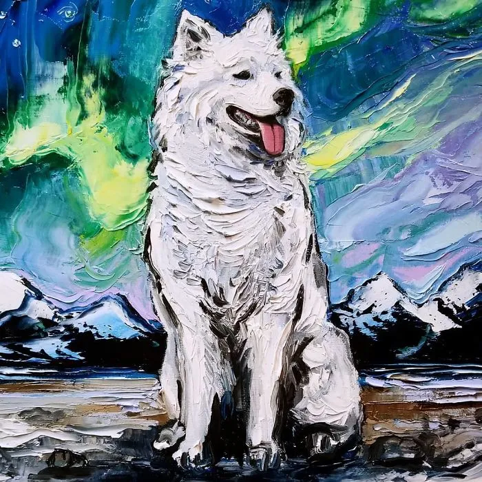 Artist Whose Painting Got Mistaken For A Van Gogh Creates Adorable "Starry Night" Dog Series (30 Pics)