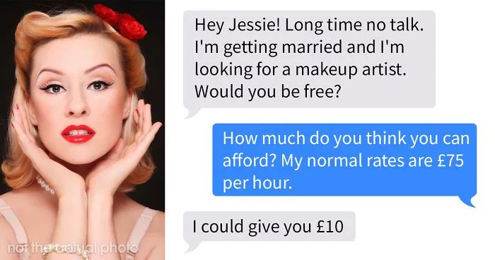 Makeup Artist Shares Screenshots From Entitled Bride That Wanted To Get Makeup And Hair For Exposure