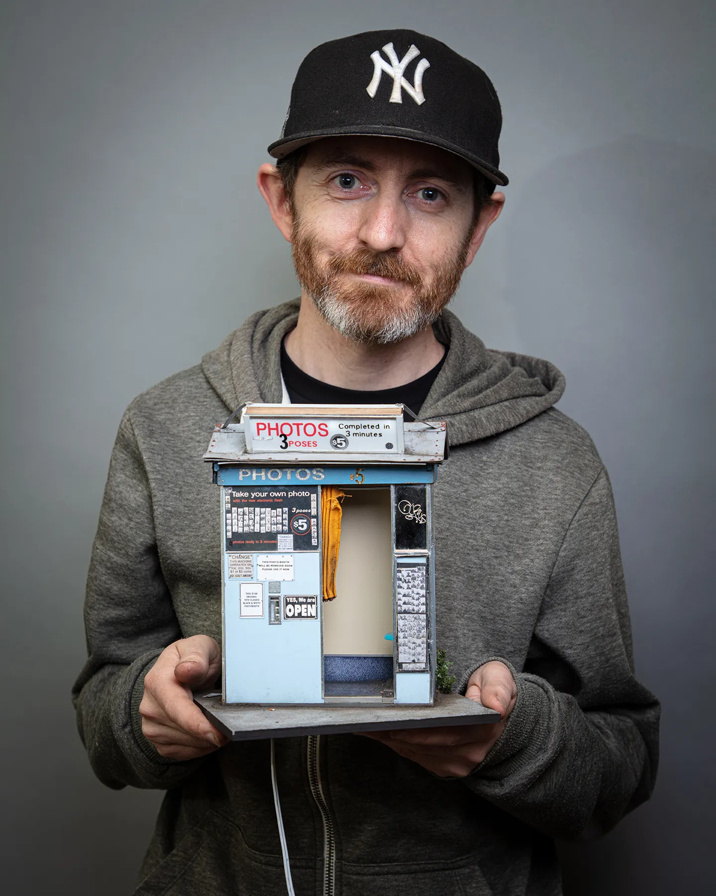 I Created A Miniature Photobooth Then Photographed It Using The Real One!