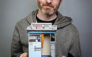 I Created A Miniature Photobooth Then Photographed It Using The Real One!