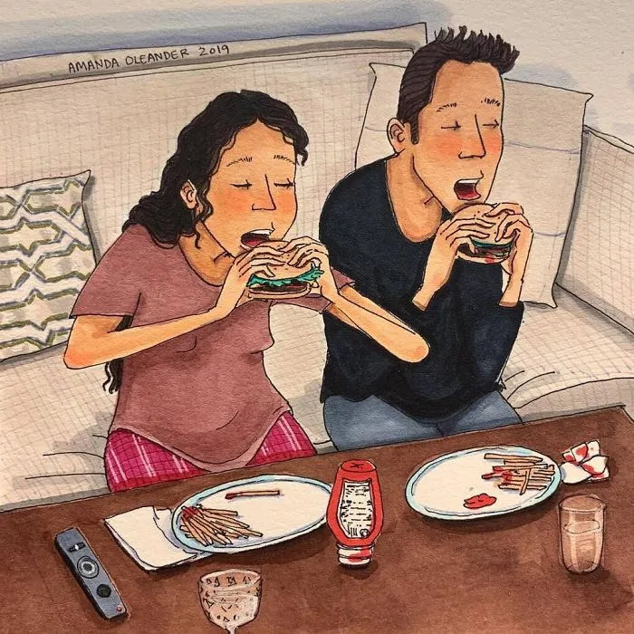 Honest Illustrations Show What Happens Behind Closed Doors In Every Relationship (30 New Pics)