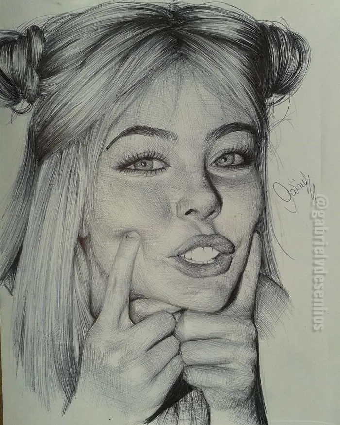 Brazilian Artist Draws Portraits With Only A Ballpoint Pen That Look Extremely Realistic