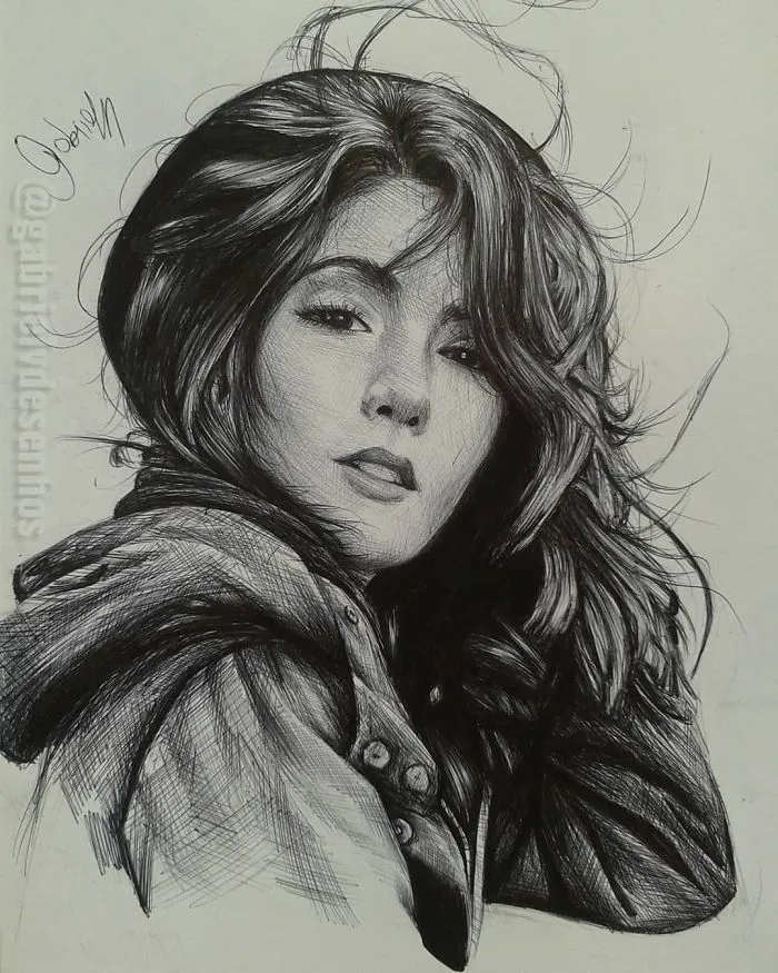 Brazilian Artist Draws Portraits With Only A Ballpoint Pen That Look Extremely Realistic