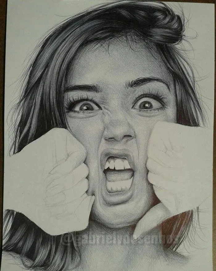 Brazilian Artist Draws Portraits With Only A Ballpoint Pen That Look Extremely Realistic