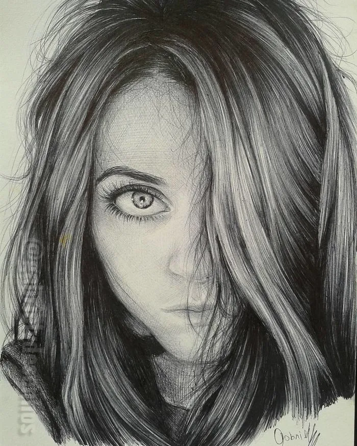 Brazilian Artist Draws Portraits With Only A Ballpoint Pen That Look Extremely Realistic