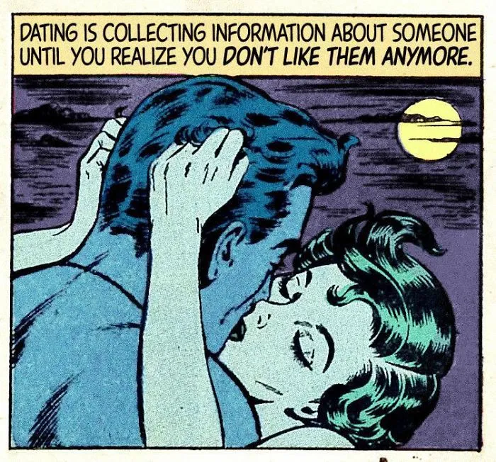 24 Vintage Comics Mashed With Disappointing Modern Love