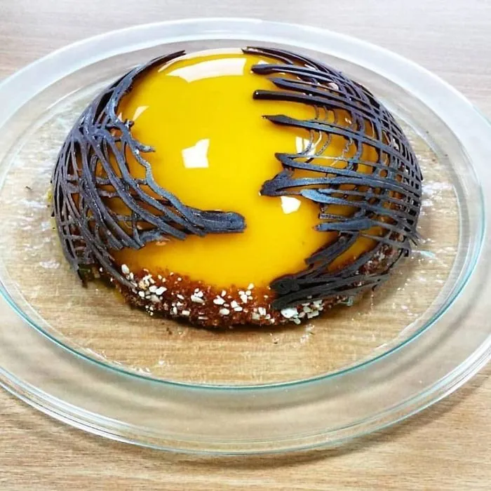 Rose And Orange Entremet