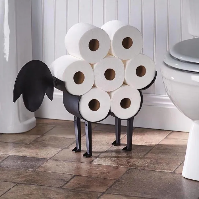 Sheep Toilet Paper Holder By Art & Artifact