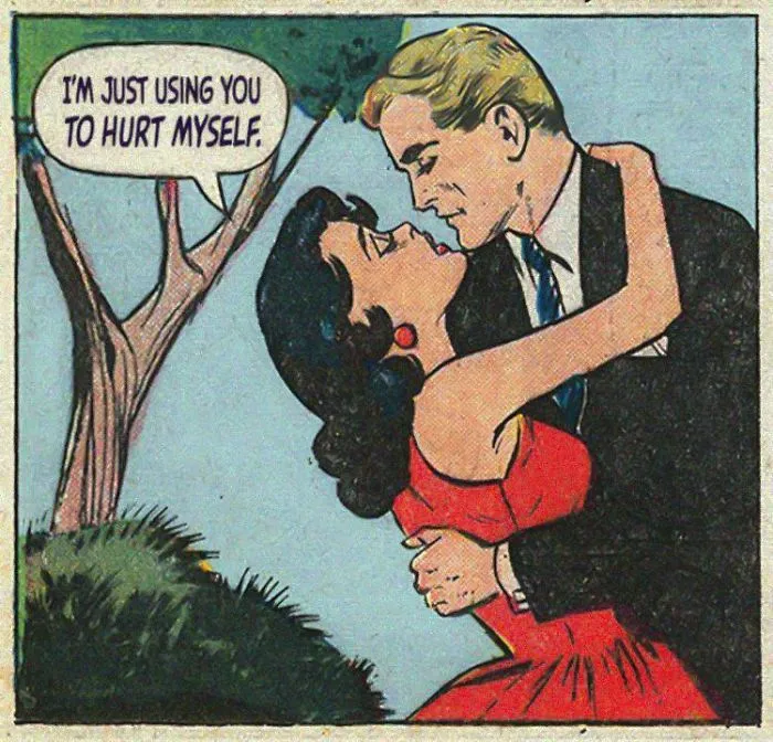 24 Vintage Comics Mashed With Disappointing Modern Love