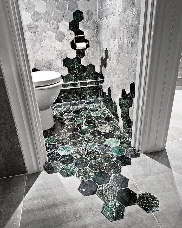Increíbles azulejos hexagonales