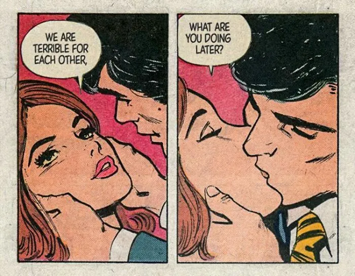 24 Vintage Comics Mashed With Disappointing Modern Love