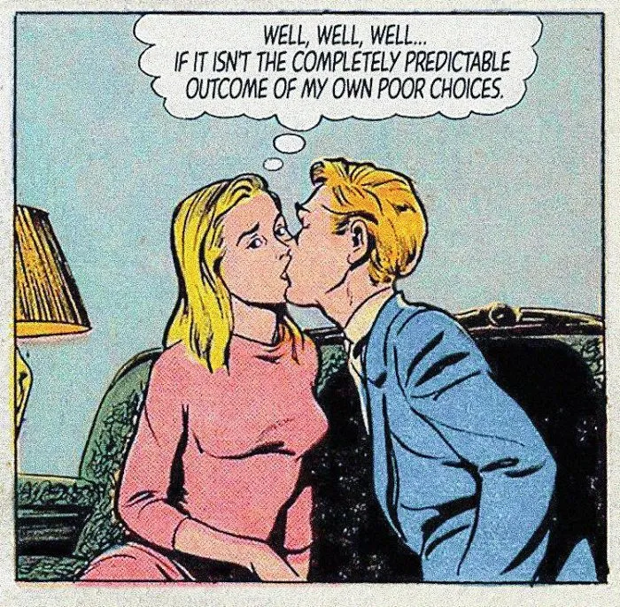 24 Vintage Comics Mashed With Disappointing Modern Love