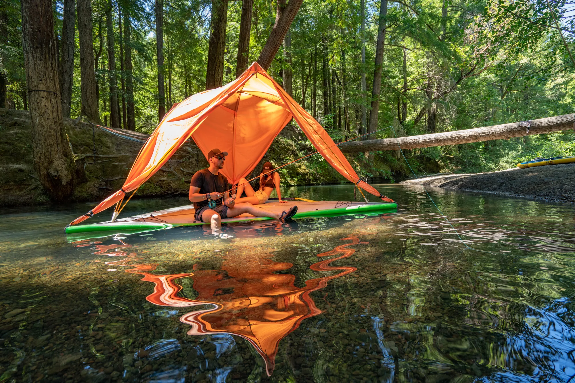 How To Camp On Air, Water & The Ground-The World's First Three Element Tent