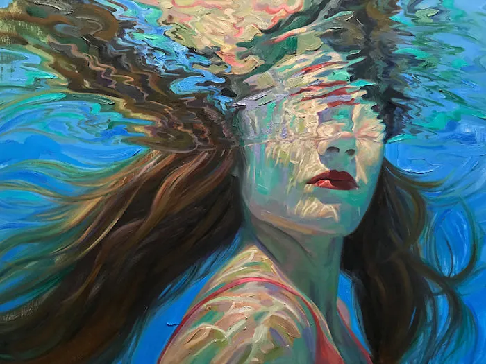 Californian Artist Isabel Emrich Paints Dazzling Depictions Of Women Submerged Underwater