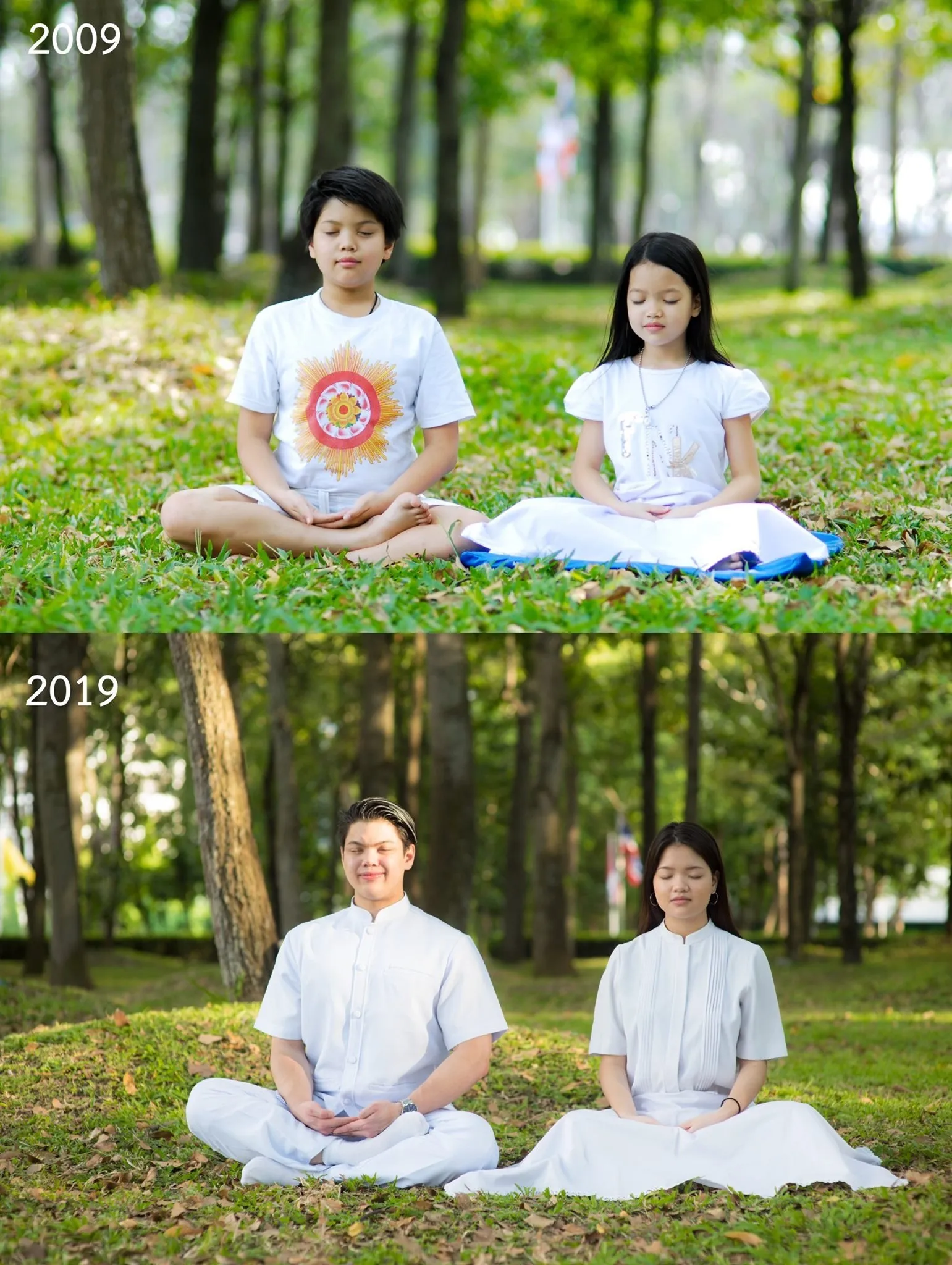 Recreated Photos Of Peace Position.
(Photos Credit : Kaprow Kaidow Kafae)