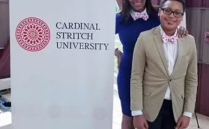 Formerly Homeless Autistic Child Entrepreneur/Author Becomes First 12 Year Old In Wisconsin To Receive A Full Ride Scholarship To College For The Entierity Of His Life!!!
#blackexcellence