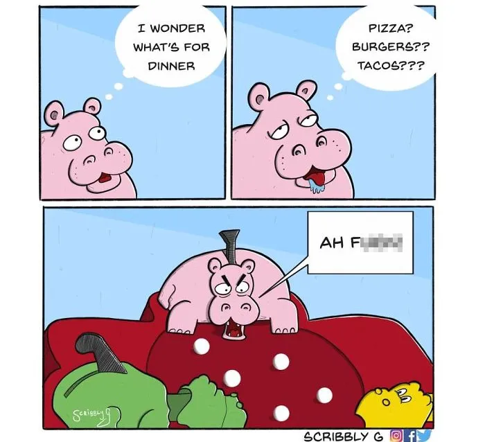 40 Hilarious And Dark Comics With A Sudden Twist By Scribbly G