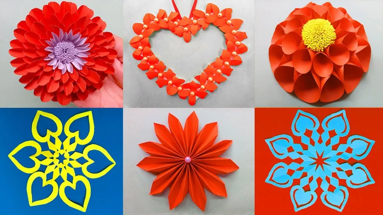 Best 6 Easy Paper Flowers