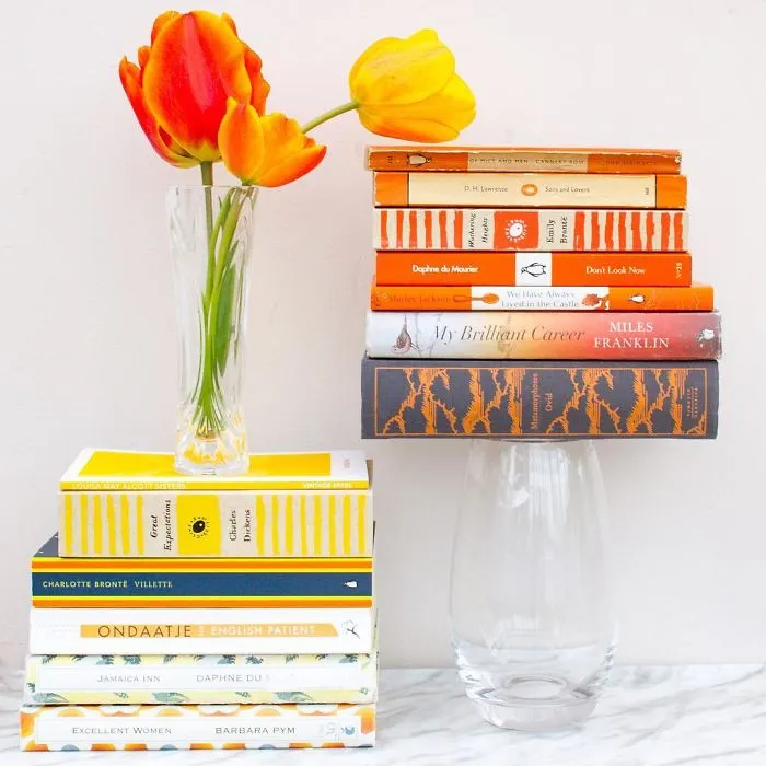 I Take Beautiful Photos Of My Book Collection To Spread Some Joy And Color