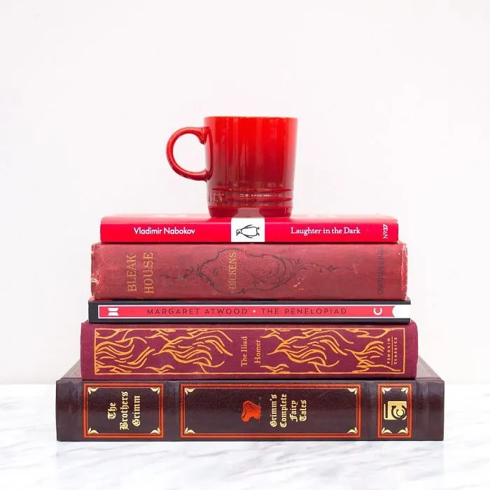 I Take Beautiful Photos Of My Book Collection To Spread Some Joy And Color