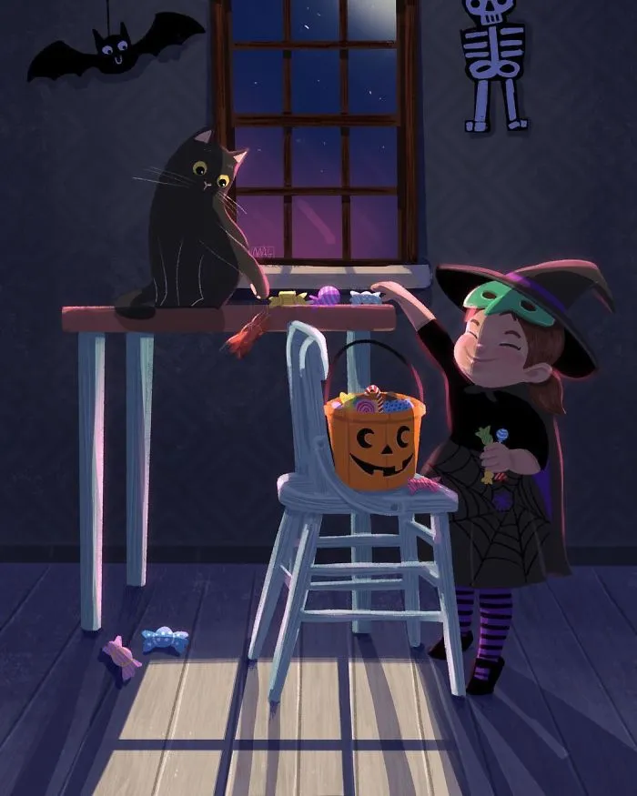 Italian Illustrator Shows The True Colors Of Cats That Prove How Adorable They Can Be (30 Pics)