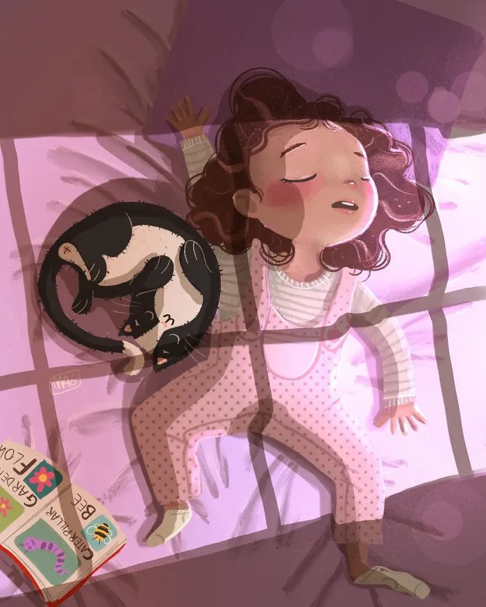 Italian Illustrator Shows The True Colors Of Cats That Prove How Adorable They Can Be (30 Pics)