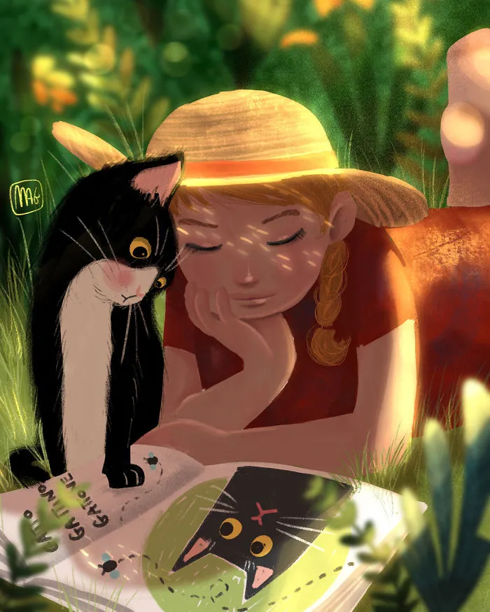 Italian Illustrator Shows The True Colors Of Cats That Prove How Adorable They Can Be (30 Pics)