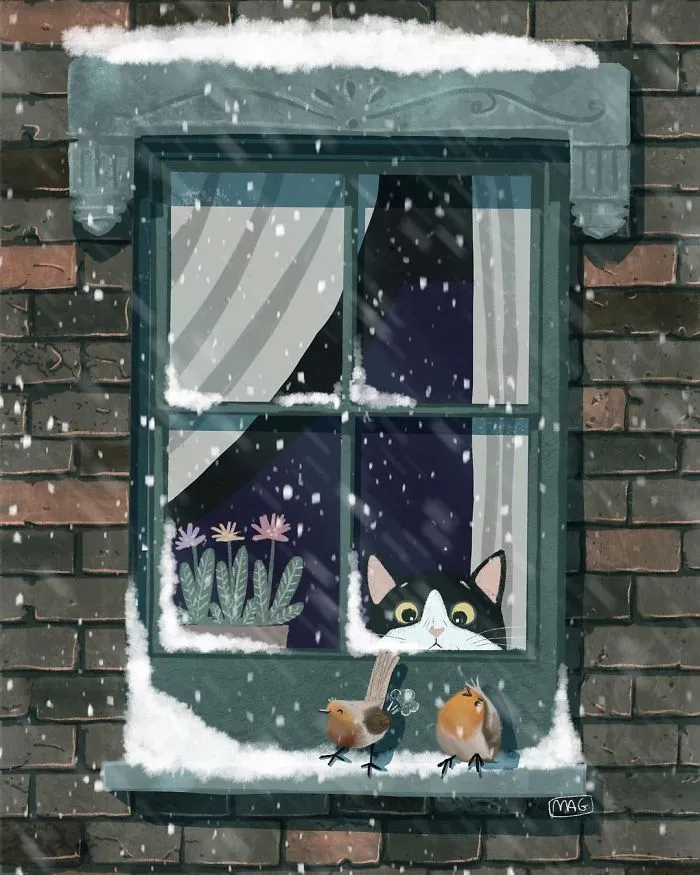 Italian Illustrator Shows The True Colors Of Cats That Prove How Adorable They Can Be (30 Pics)