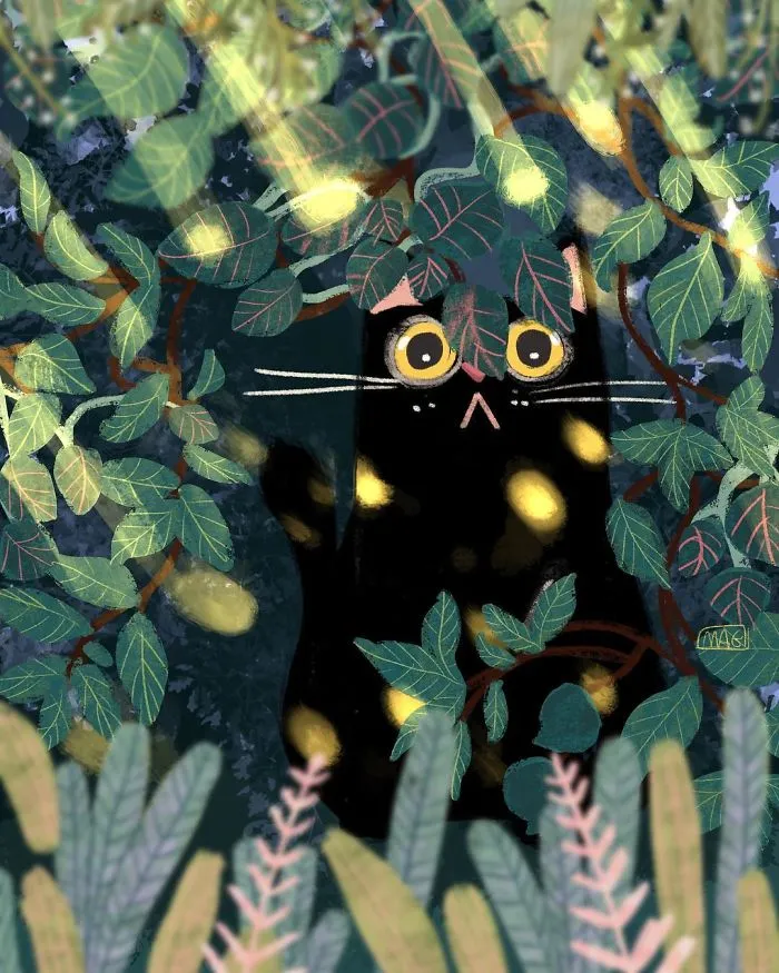 Italian Illustrator Shows The True Colors Of Cats That Prove How Adorable They Can Be (30 Pics)