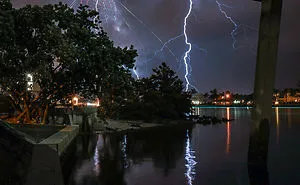 I Photographed Fireworks During A Lightning Storm And The Results Are Surreal