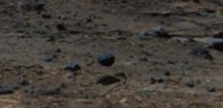 The Mars Rover Caught A Proper Real Metal Sphere Or Ball On Mars And That's For Real