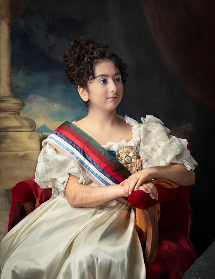 I Reconstruct Historical Portraits Of Monarchs With Refugees