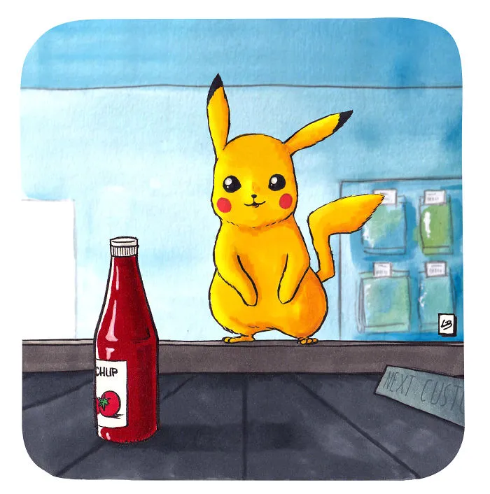 Pikachu And Ketchup