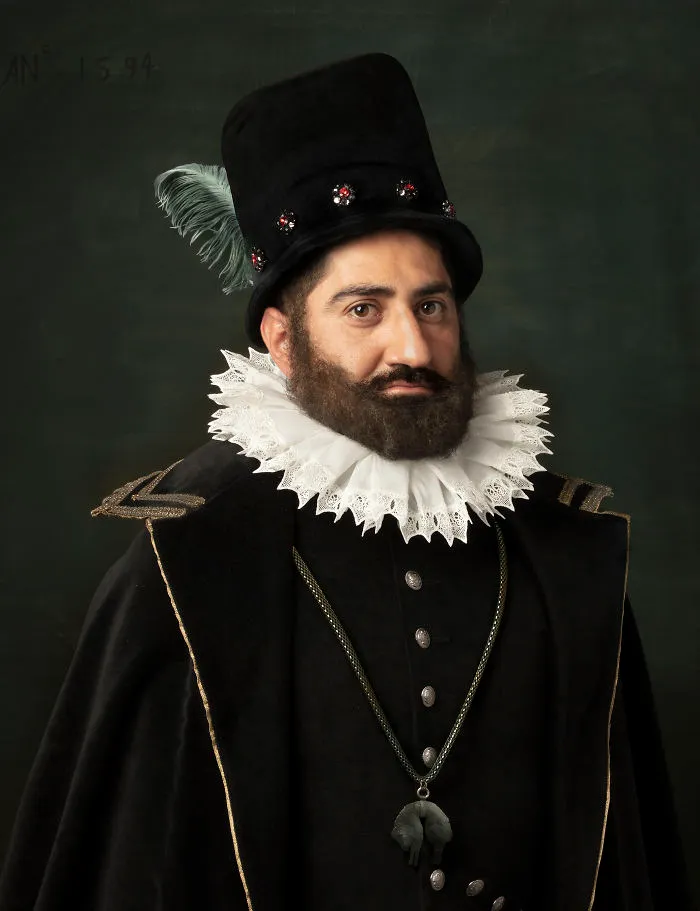 I Reconstruct Historical Portraits Of Monarchs With Refugees