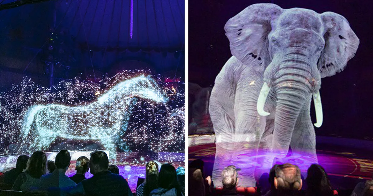 Este circo alemán usa hologramas en vez de animales para crear una experiencia mágica sin crueldad